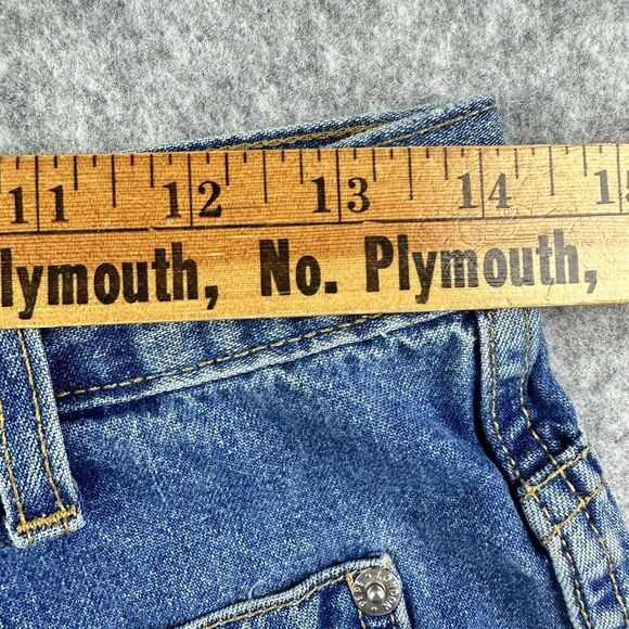 VTG Pepe Bareback Jeans Womens 29 Wide Leg High Rise 90s Y2K Grunge Made in USA* - Picture 7 of 16